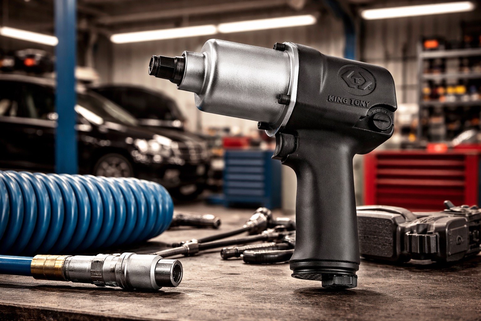 Chave de Impacto King Tony 67KGF na Oficina