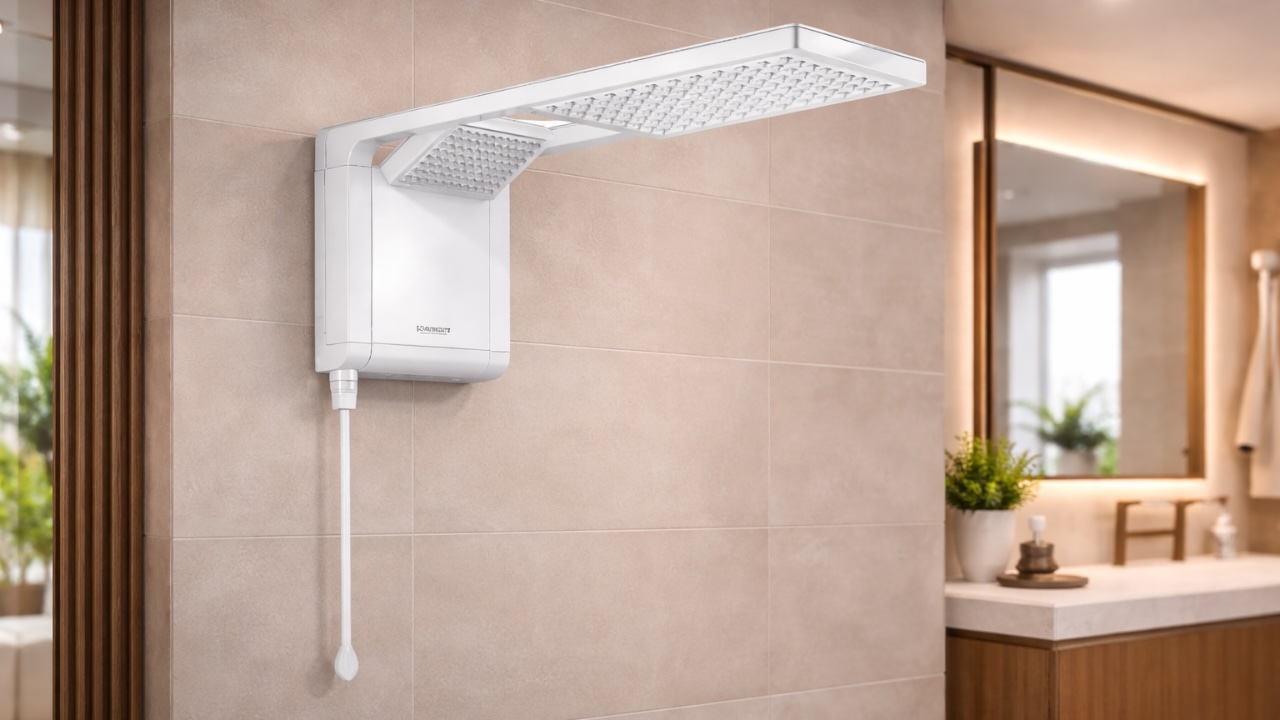 O Chuveiro Mais Desejado: Acqua Duo Branco por R$ 52/mês