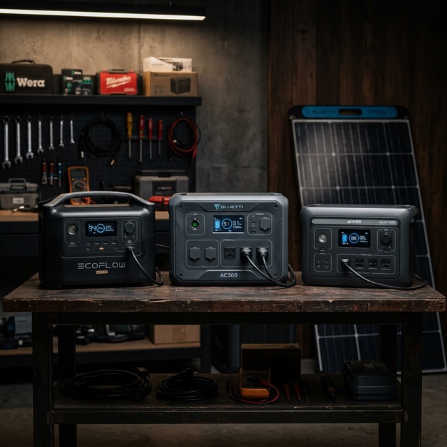 Duelo de Titãs: EcoFlow vs Bluetti vs Anker