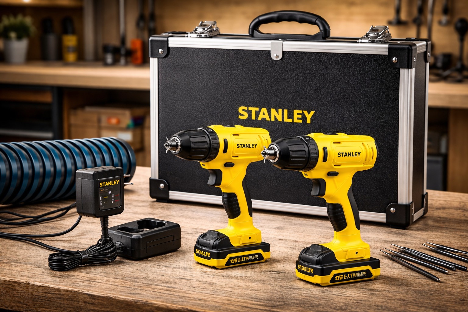 Combo Stanley 20V Furadeira e Parafusadeira de Impacto