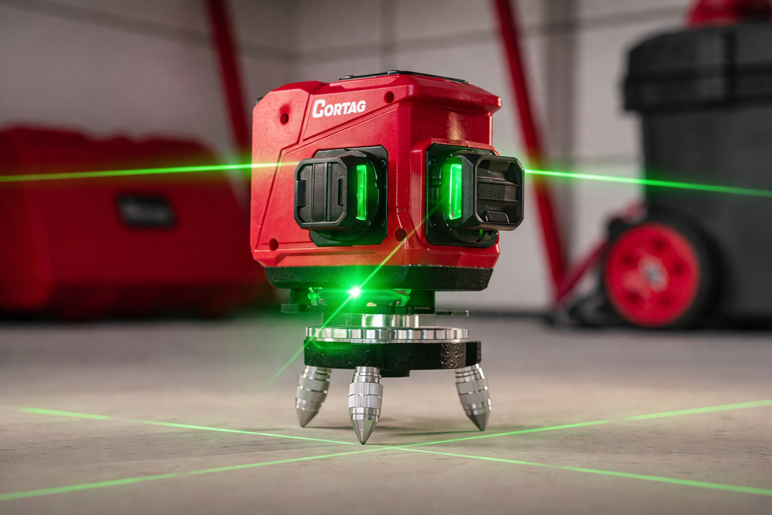 Nível a Laser Cortag 3D Verde