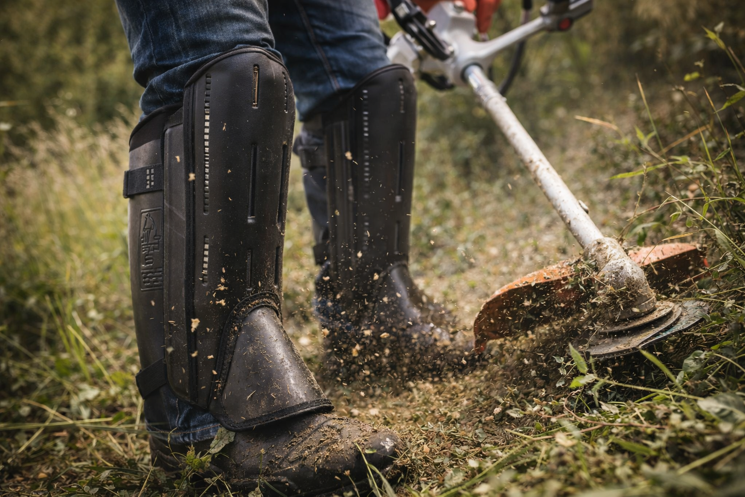 Perneira Proteção Bidin 3 Talas Roçador