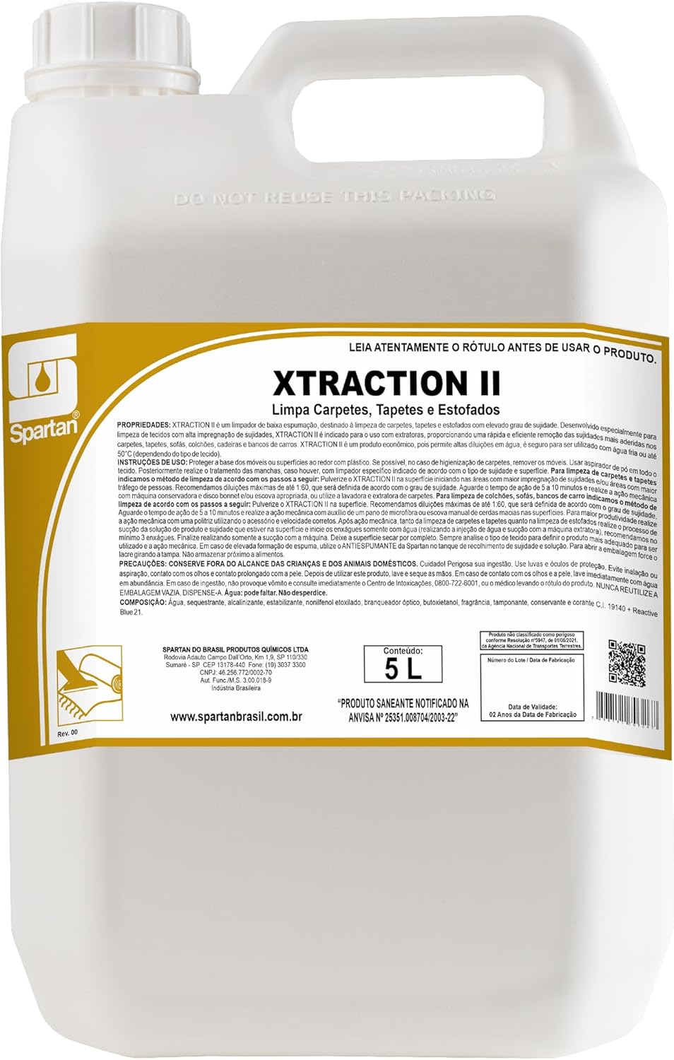 Spartan Xtraction II Detergente Pesado