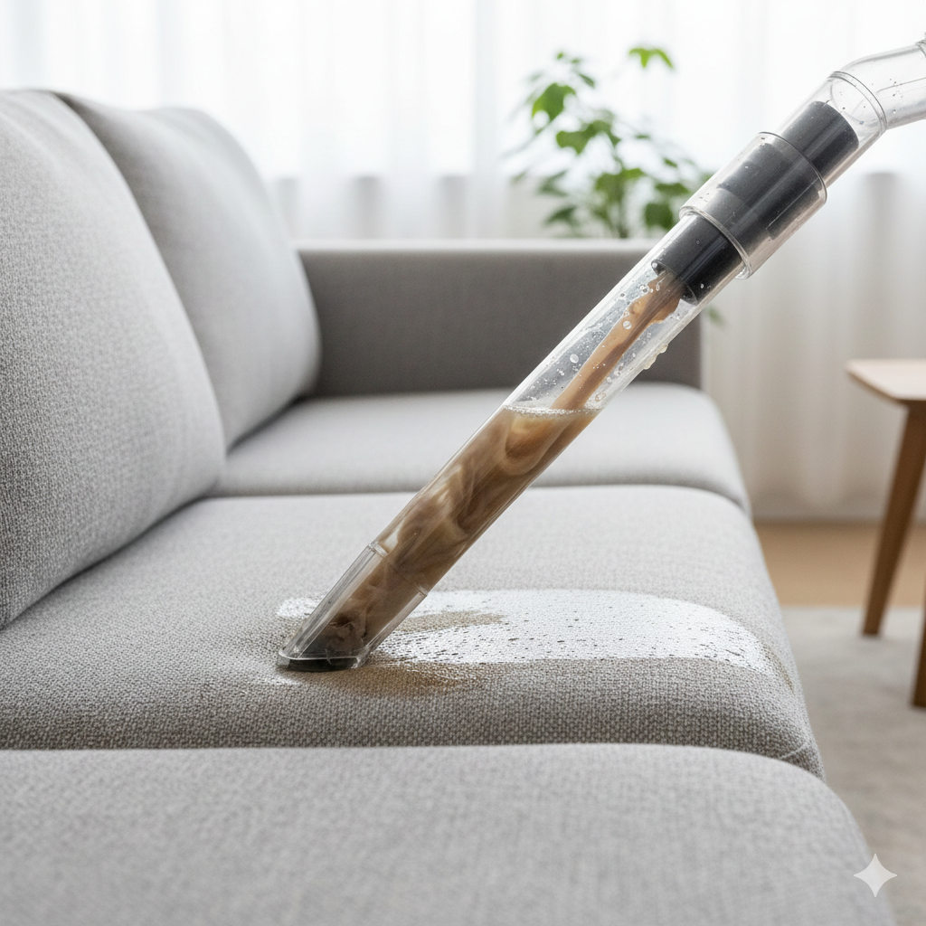 Extraia a água suja