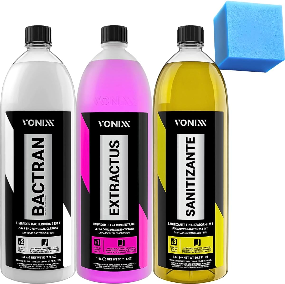 Vonixx Bactran e Extractus para detalhes